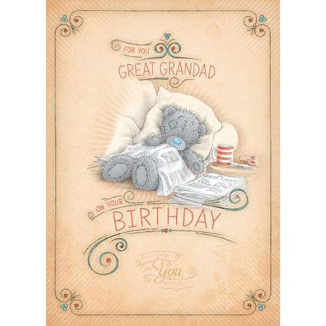 Great Grandad Birthday Me to You Bear Card £1.79